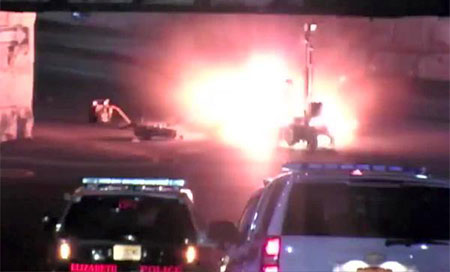 Explosión de Nueva Jersey Fuerte explosión cerca de una estación de trenes en Nueva Jersey